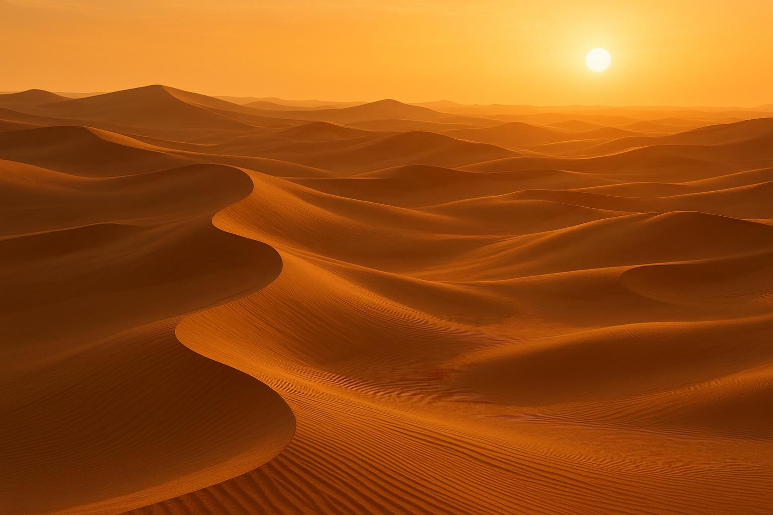 Desert dunes background